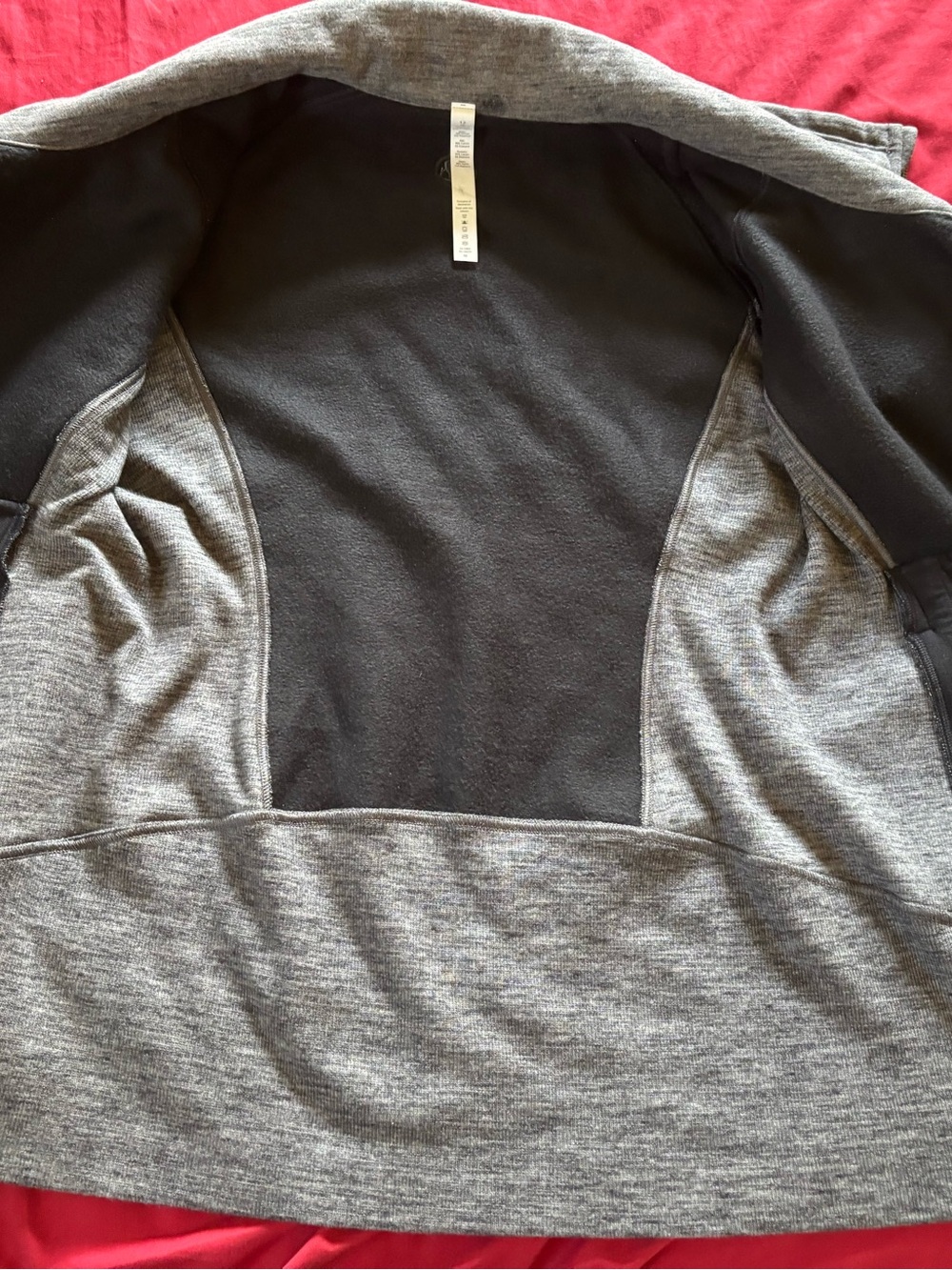 Lululemon Heather Gray Zip-Up Jacket - Picture 3 of 4